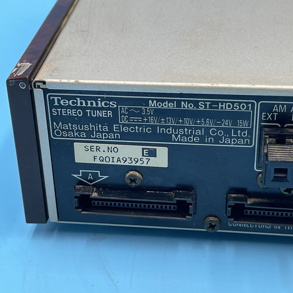 Technics ST-HD501 Stereo Tuner HiFi Separate Stack System *WORKING*