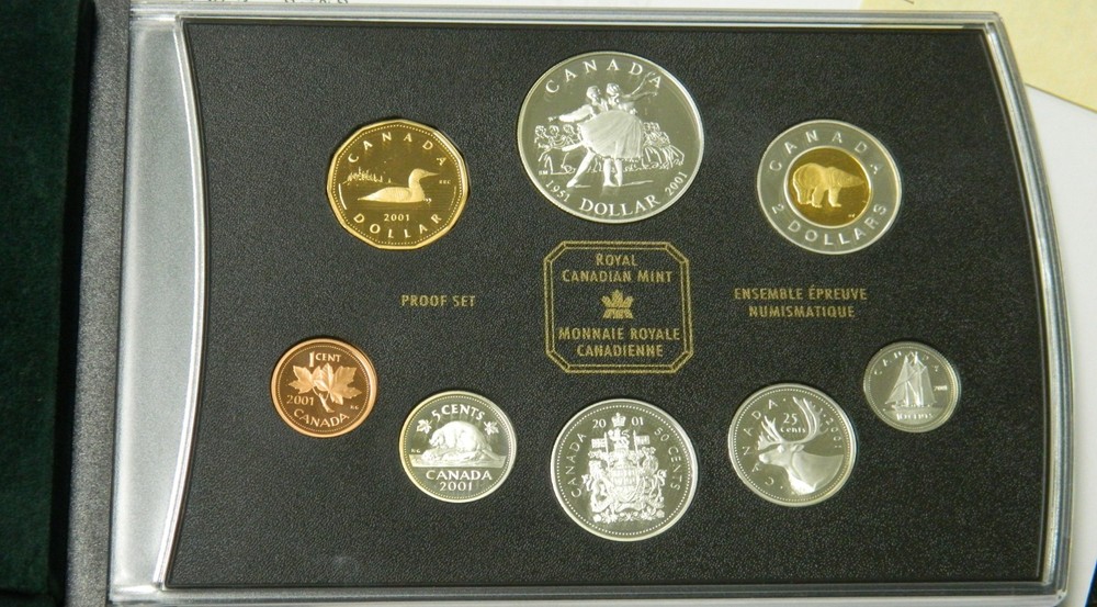 2001 CANADA NATIONAL BALLET PROOF COIN SET STERLING SILVER