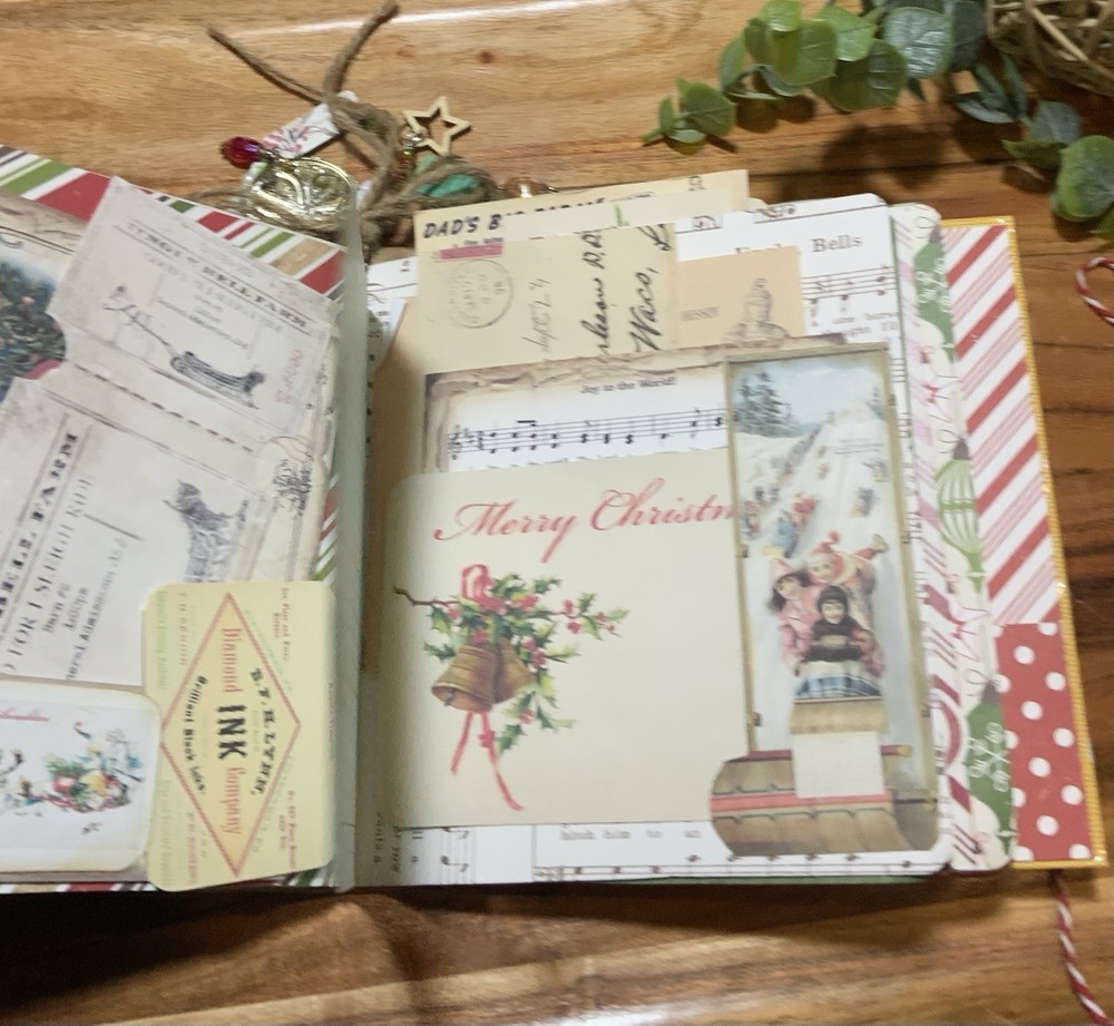 Christmas Handmade Junk Journal