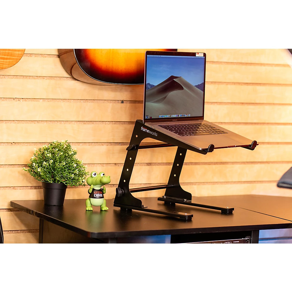 Gator Portable Desktop Laptop/DJ Controller Stand with Fixed Height