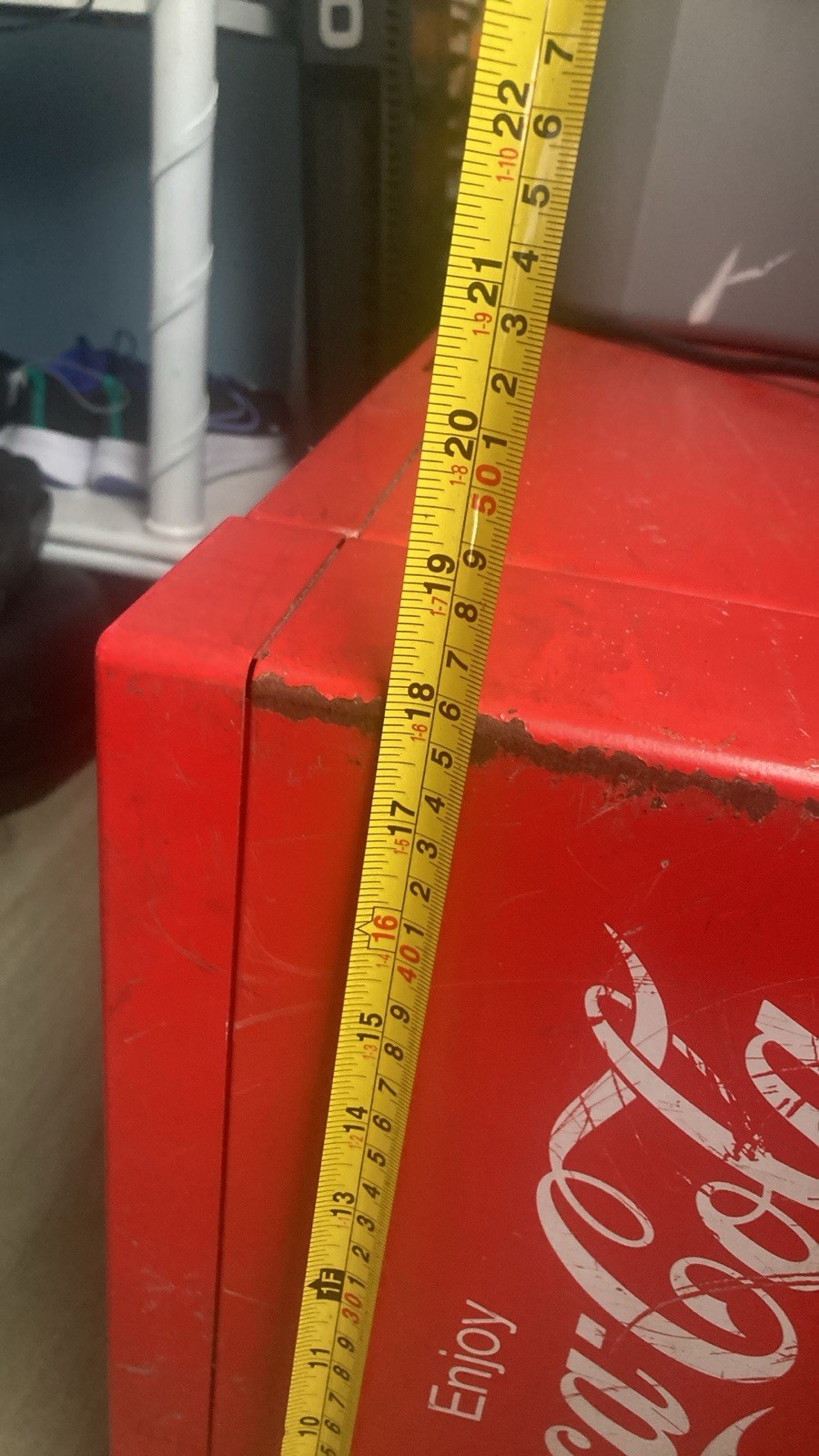 Coca-Cola Brakemate coin-op water storage unit, used, free shipping