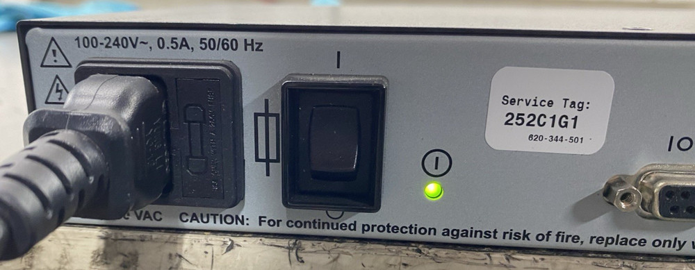 Dell PowerEdge 180AS Console Switch 8 Port