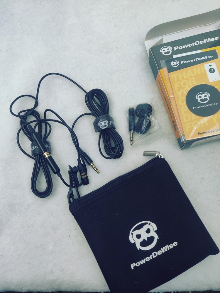 PowerDeWise Grade Lavalier Lapel Microphone