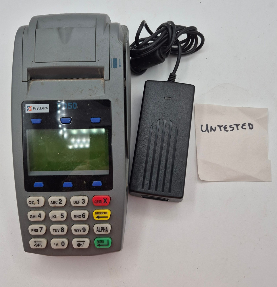 First Data FD50 Credit Card Termina Untested