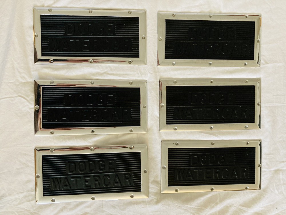 6 Original Dodge Step Pads