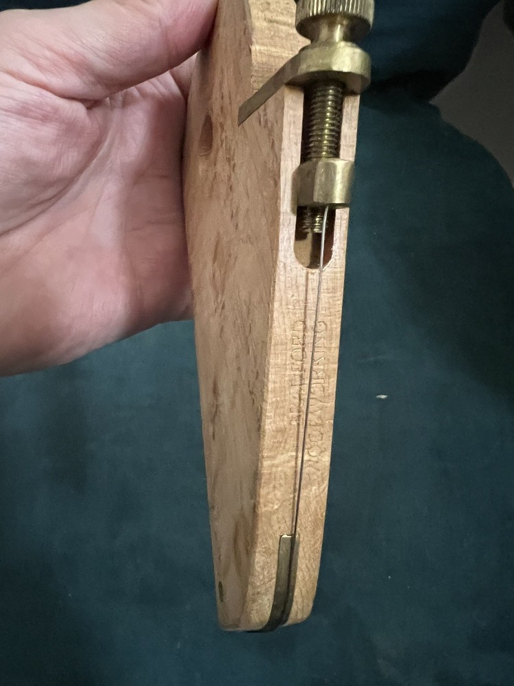 MCM Teak Wire Cheese Slicer