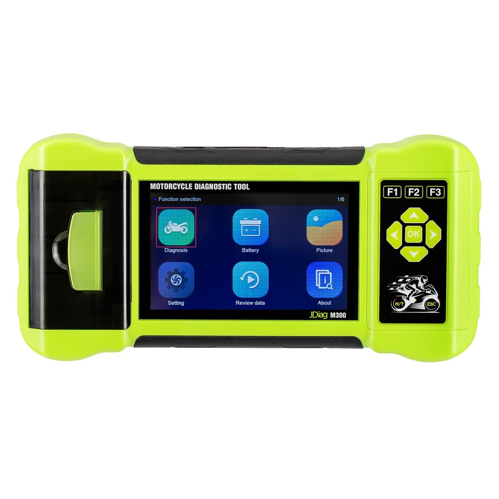 JDiag M300 Motorcycle Diagnostic OBD2 Scanner Full Version Dual System Testing