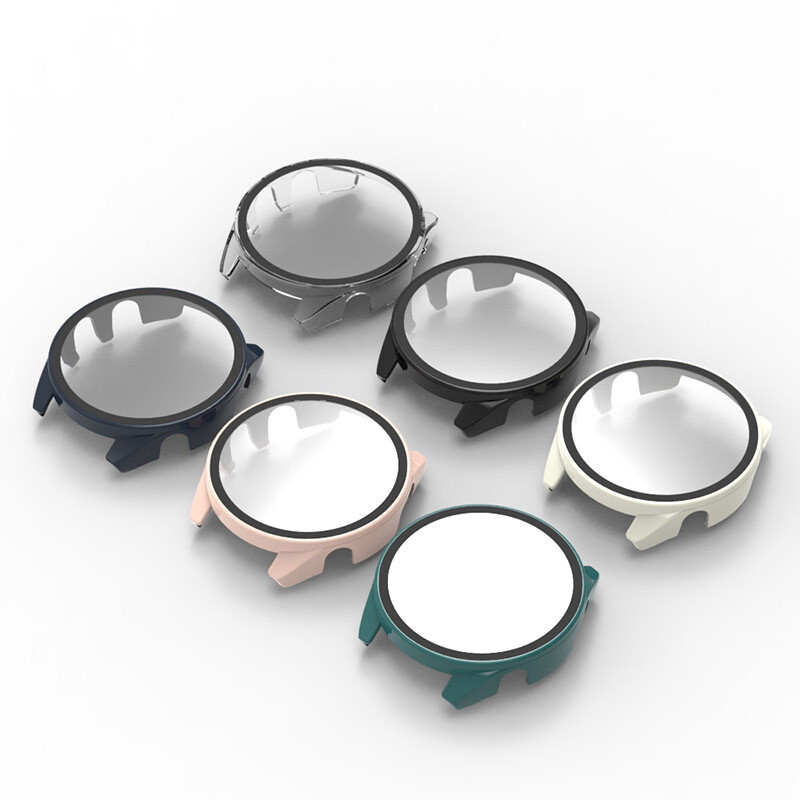 For Garmin Forerunner 165 PC Full Coverage Tempered Glass Case Screen Protector