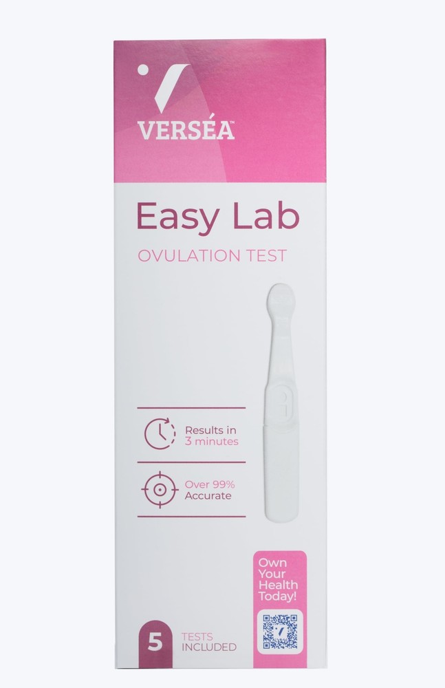 Versea Ovulation Tests 5 Pack Easy Lab Midstream Accurate 3-Minute Results
