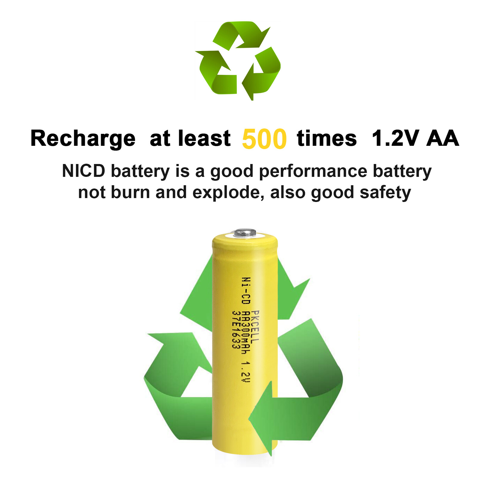 1.2v AA AAA Rechargeable Batteries NiCd Battery for Garden Solar Ni-Cd Light Lot