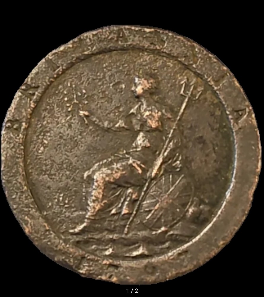 GREAT BRITAIN. 1797, 1 Penny George III