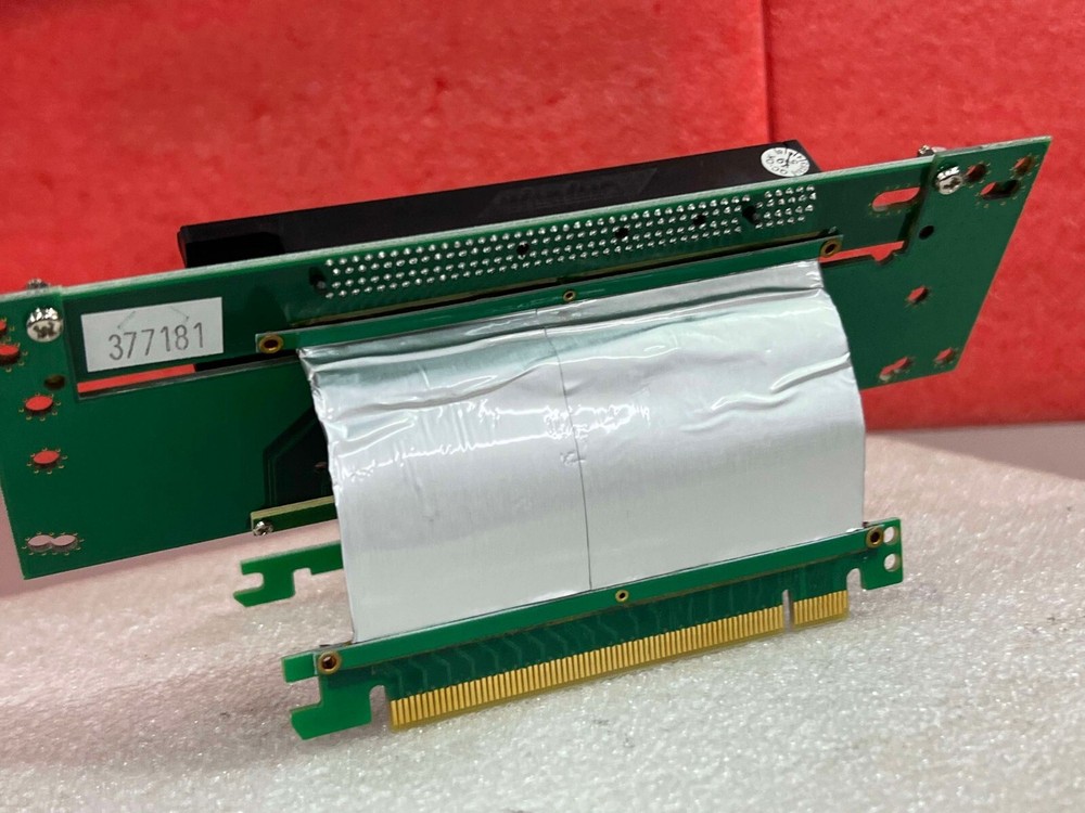 AMERI-RACK ARC1-PELX161-CX with ARC2-798-X16/16 RISER CARD PCIEXLINK-X8 EXTENDER