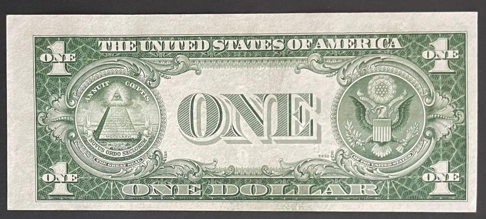 LOT of 2 1935 E US $1 SILVER CERTIFICATE Consecutive Serial #s ERRORS