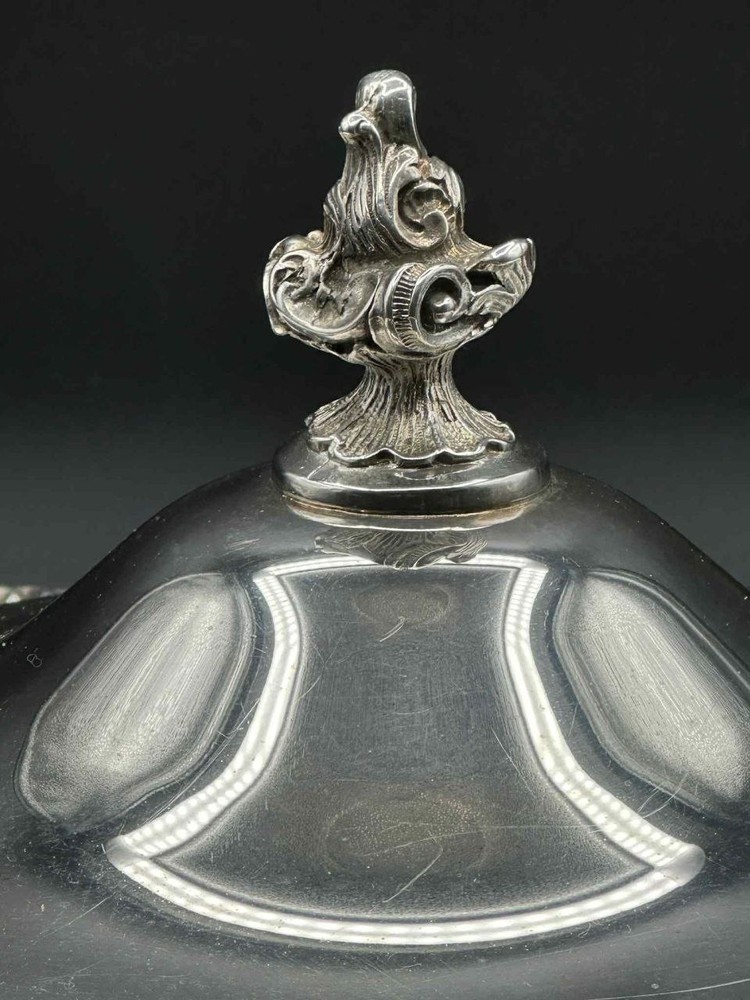 Gorham Heritage YH346 Silverplate Covered Serving Dish 11.5" With Lid