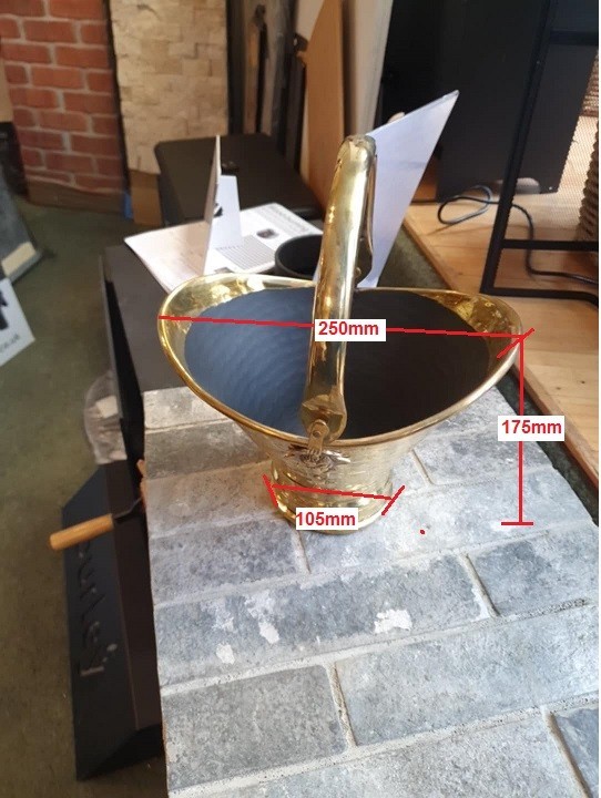 Small Beautiful solid Brass Coal Scuttle Bucket
