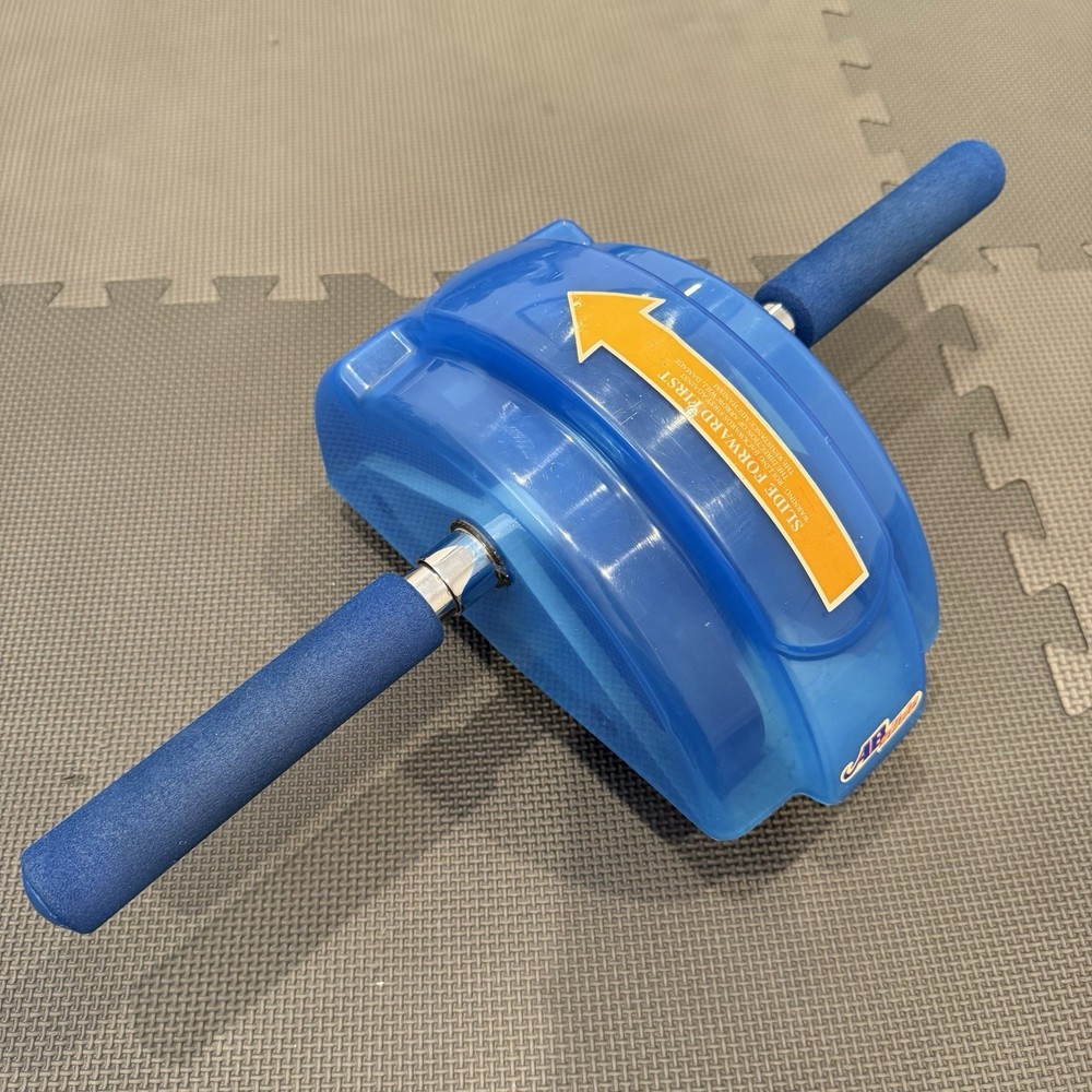 The Original Ab Slide Abdominal Roller Vintage Exercise Workout Wheel Exerciser
