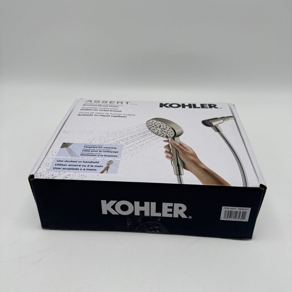 Kohler Assert Multifunction Handshower – Brushed Nickel Finish