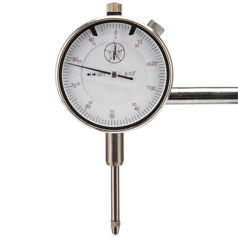 NACHEE Dial Indicator with Magnetic Base Holder Differential Backlash Silver