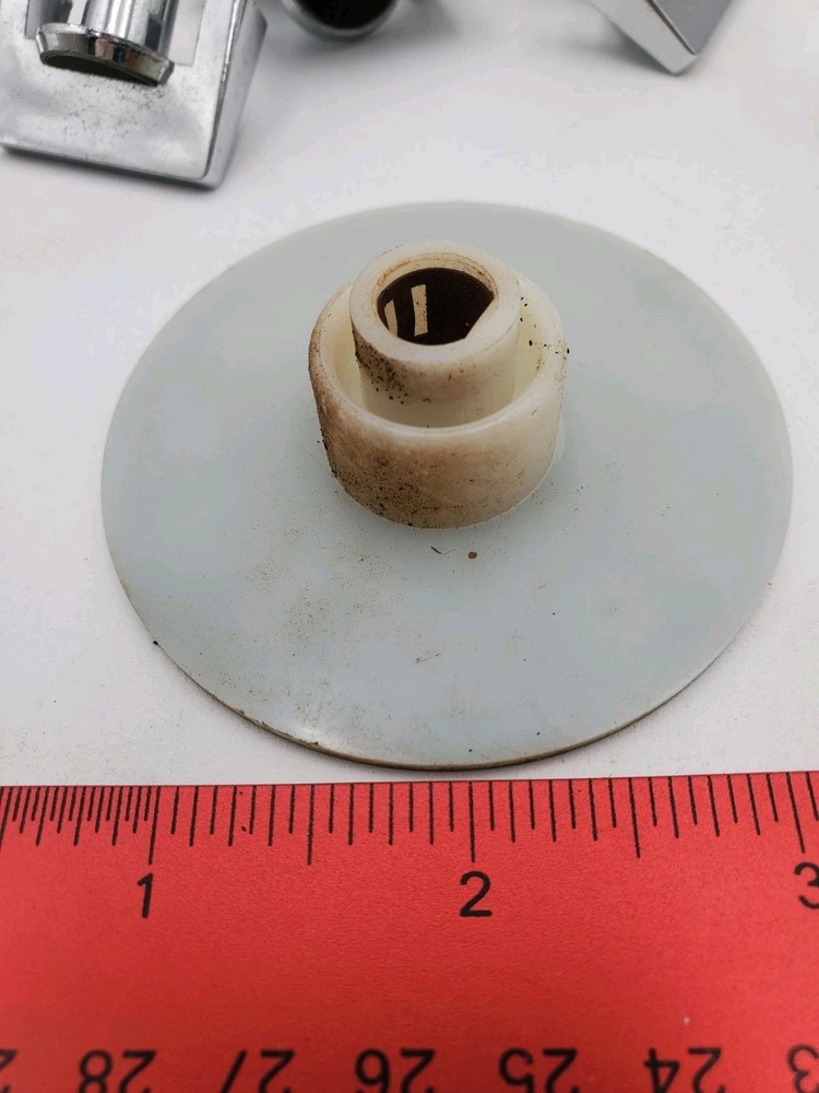 Vintage TV Television Turn Knobs And Number Dial