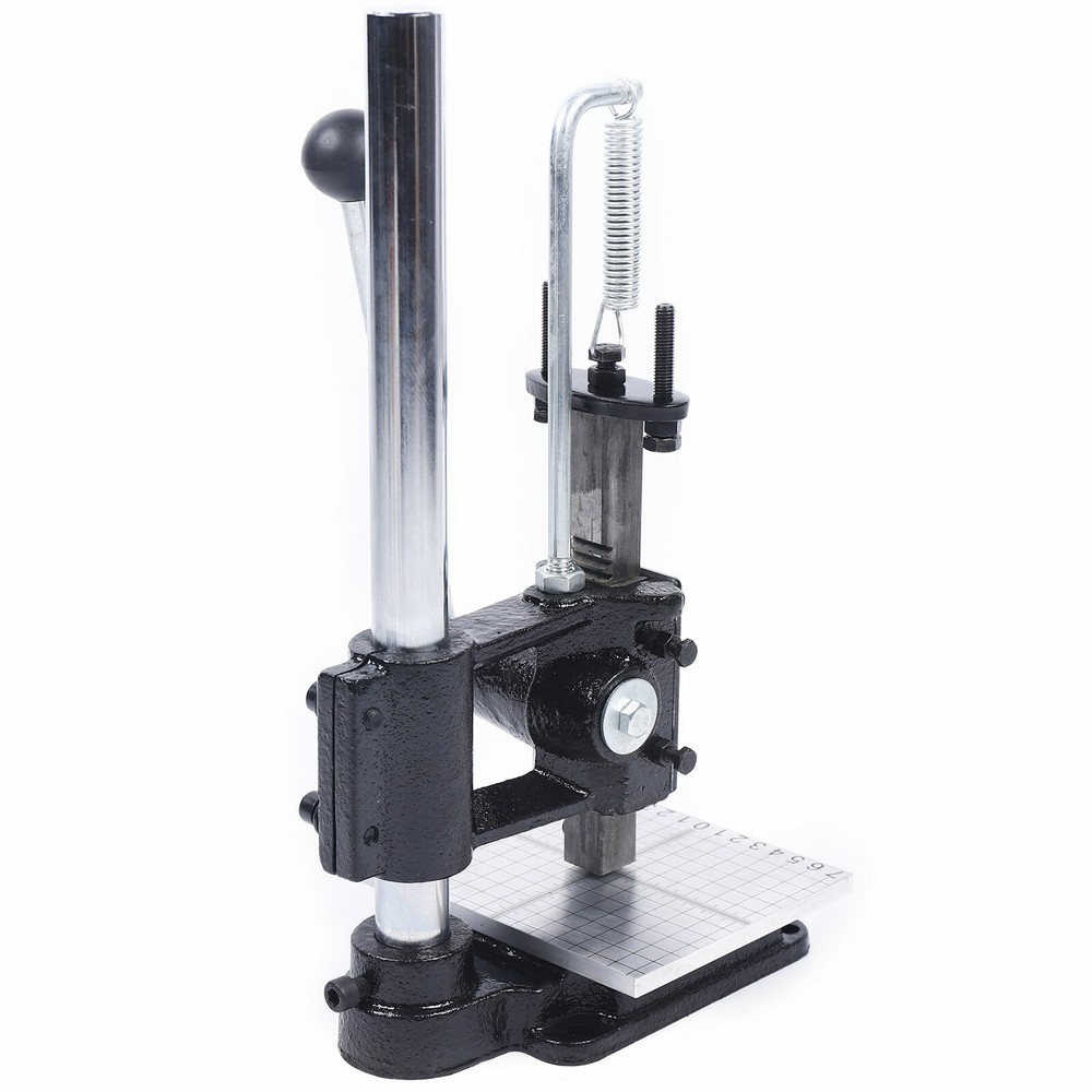 Leather Craft Embossing Press Imprinting Machine Leather Stamp Punching Tool DIY