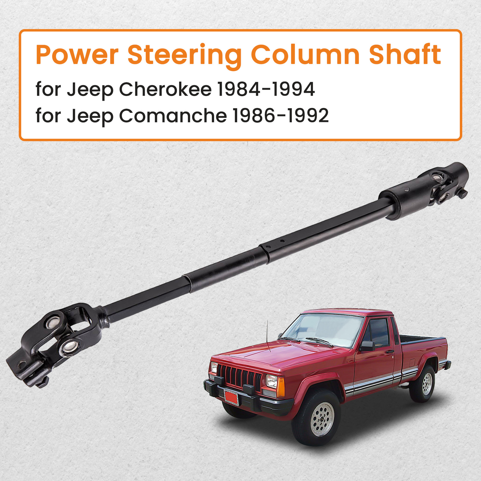 Power Steering Shaft Fit Jeep Cherokee XJ 1984-1994 JCXJ84 4713943