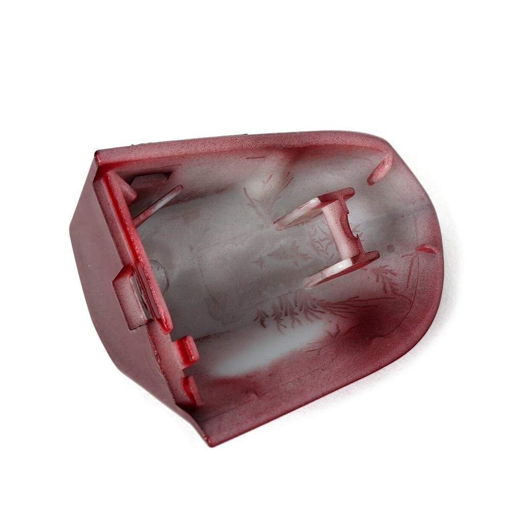 For 2015-2022 Mustang Left Side Driver Door Handle Key Lock Cover Bezel Ruby Red