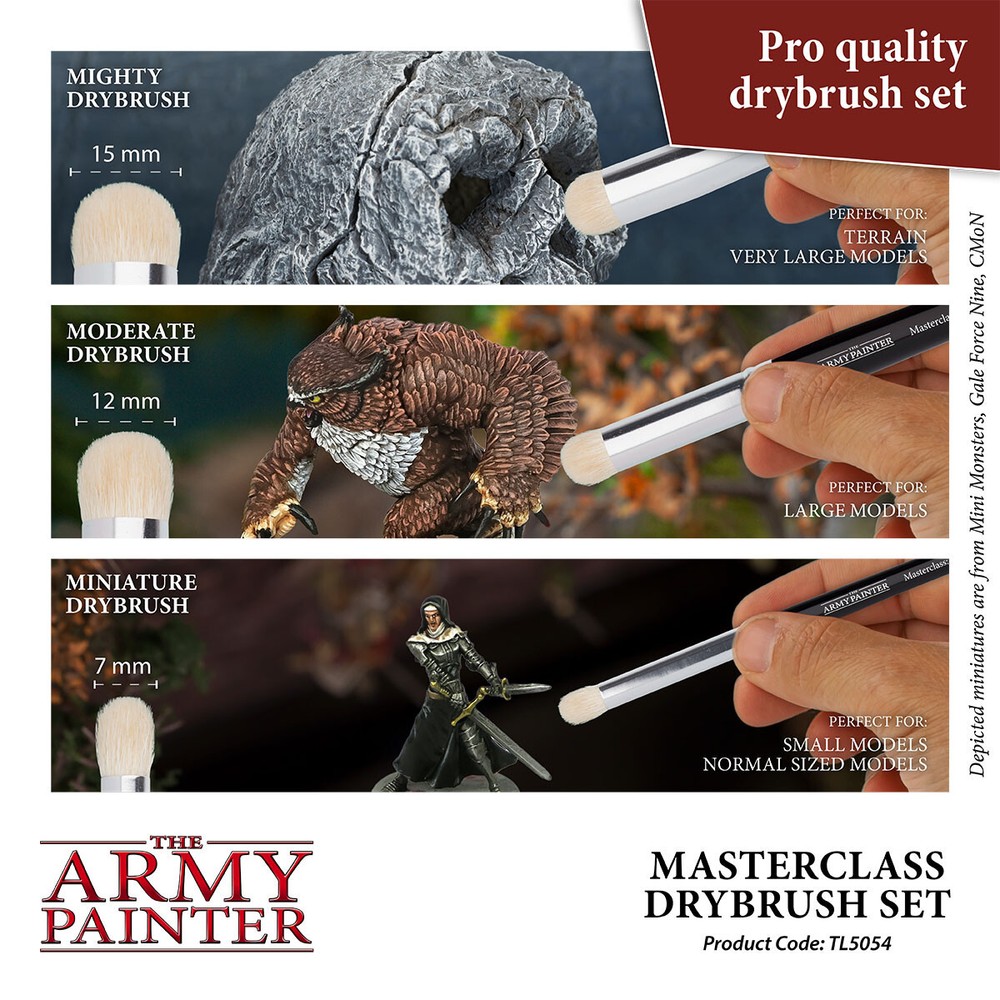 Army Painter DRY BRUSH SET (3PCS)
