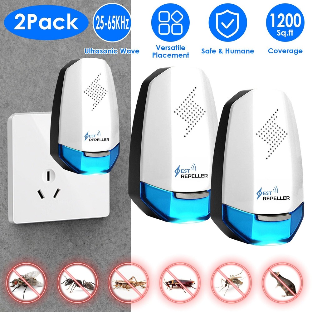 2Packs Mouse , Upgraded Pest & for Mosquitoes