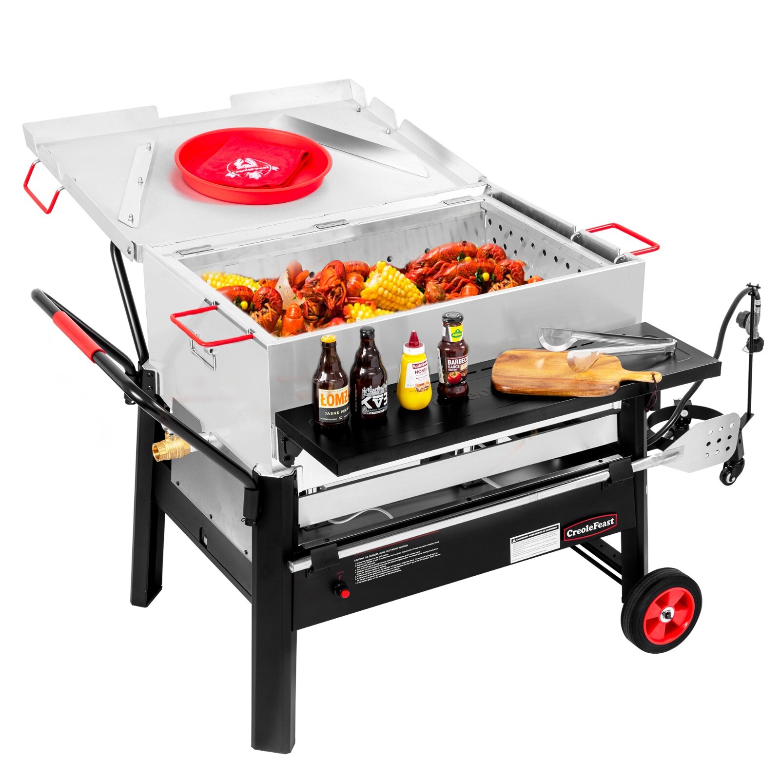 Creole Feast 150 QT Crawfish Boiler Outdoor Stove Propane Gas Seafood Cooker
