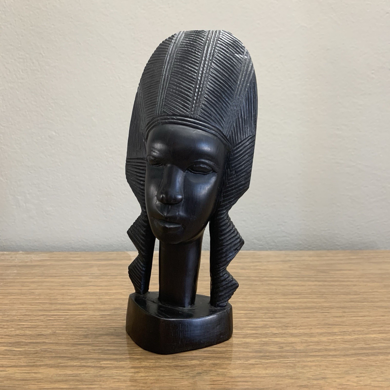 Hand Carved African Ebony Wood Sculpture
