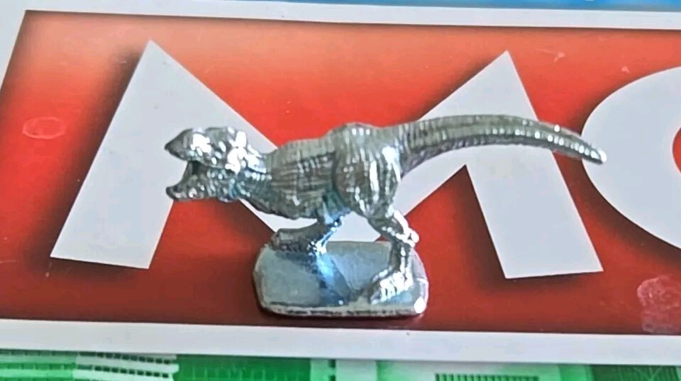 Monopoly Dinosaur Metal Token Replacement Game Piece Part