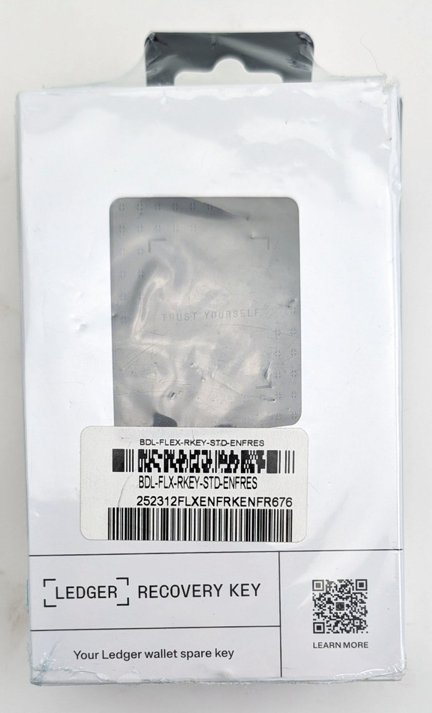 Ledger Flex Crypto Hardware Wallet E Ink Touchscreen Recovery Key + $20 Bitcoin