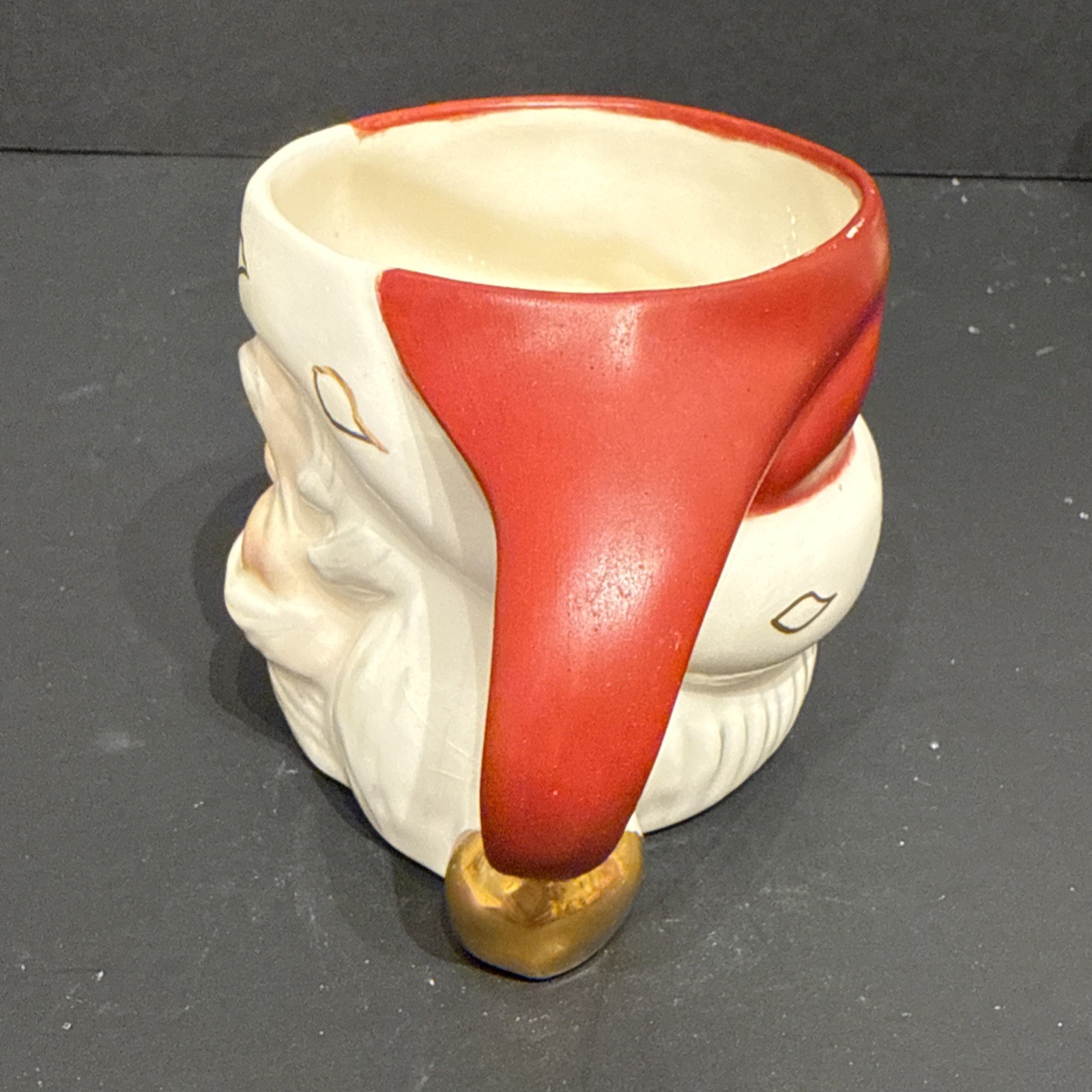 Vintage Santa Mugs Set Of 4 HH Style Made In Japan, 2.75” Tall