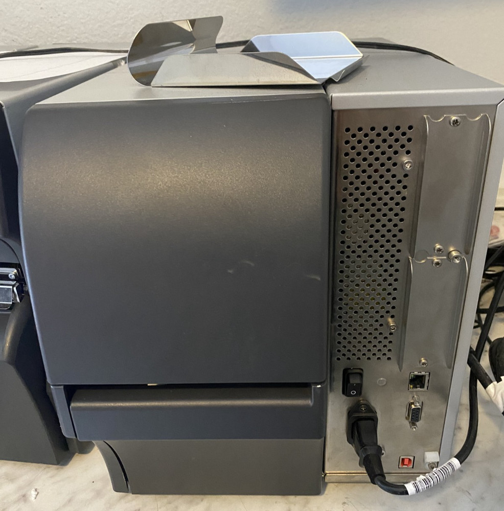 Zebra Industrial Thermal Barcode Label Printer High Volume ZT410 Working