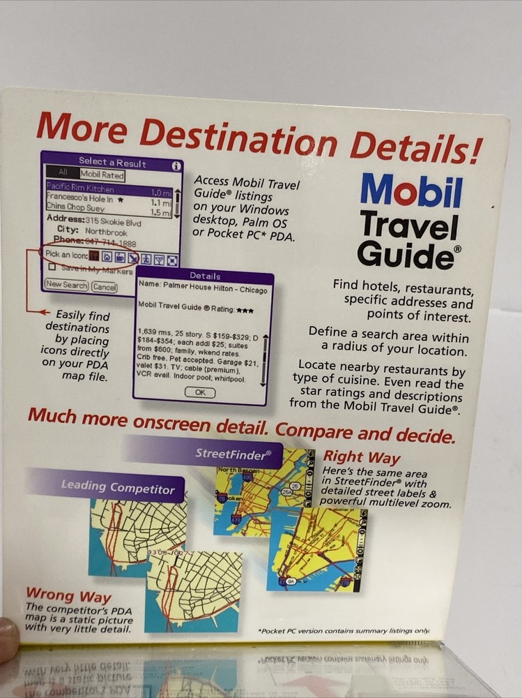 Rand Mcnally Streetfinder Mapping & Travel Information Software/Read