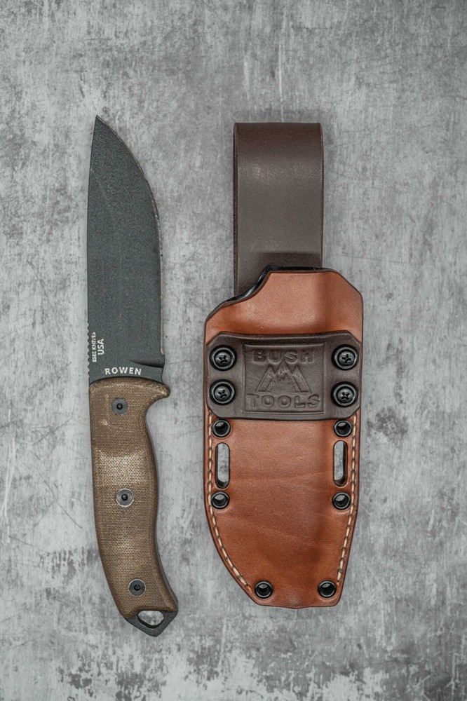 esee 5 sheath : hybrid kydex leather