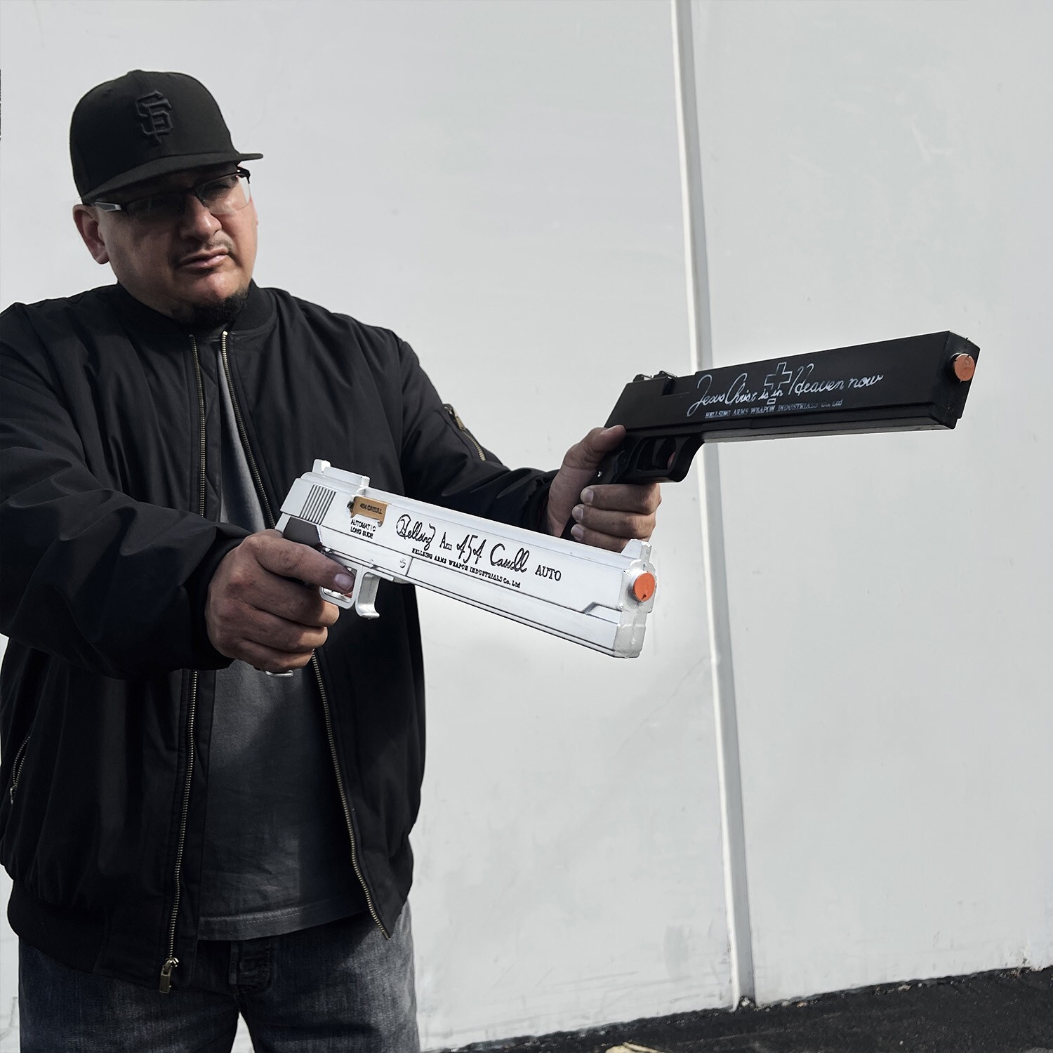 2 Pcs Foam Gun Set Similar To Hellsing Alucard Destiny Gun's For Adult Cosplay