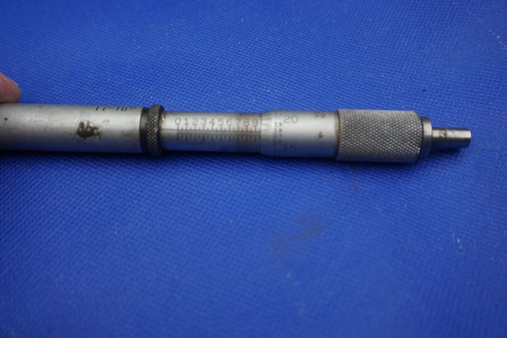 Starrett 824 Inside Micrometer 17-18" Range, .001"