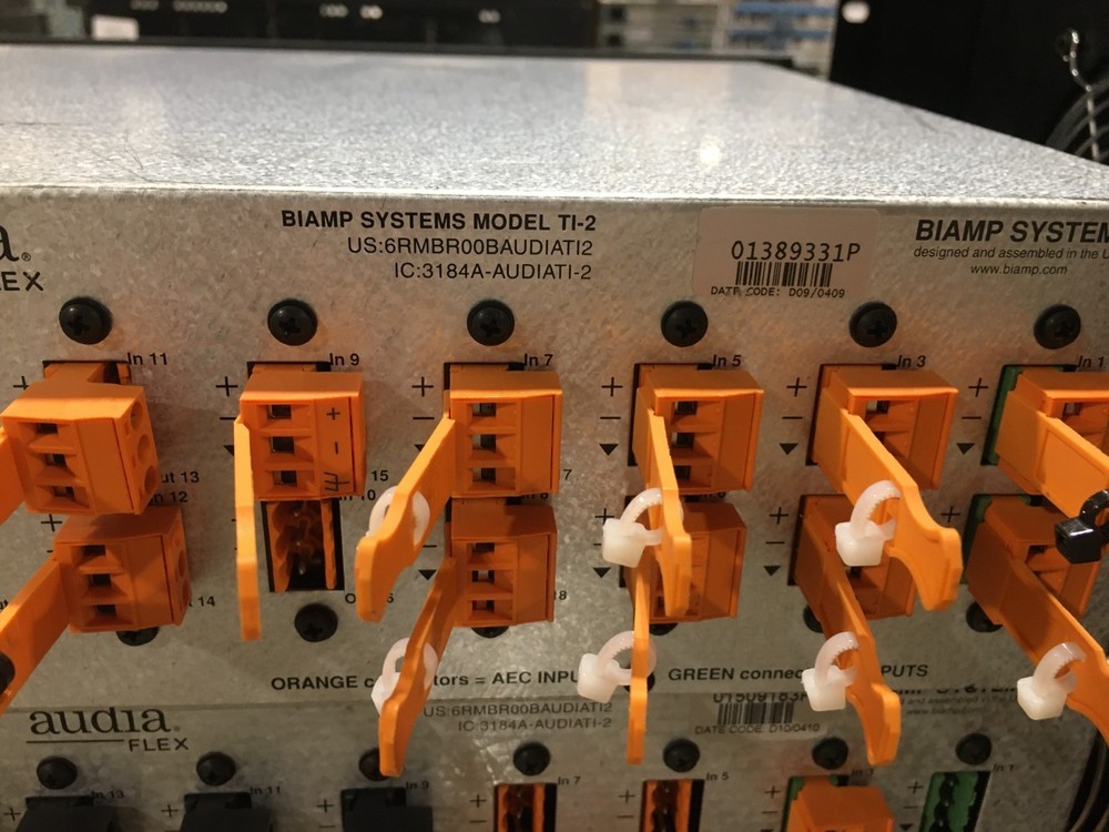 Biamp Systems Audia Flex Model TI-2 Digital Audio Processor