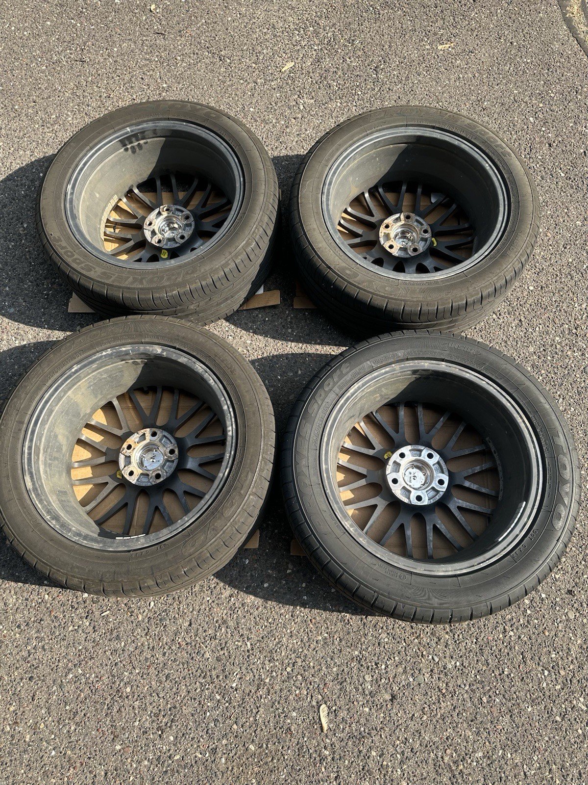 Enkei EKM3, 17x7, +45mm Offset & Toyo Proxes Sport 225/50/ZR17 Tires