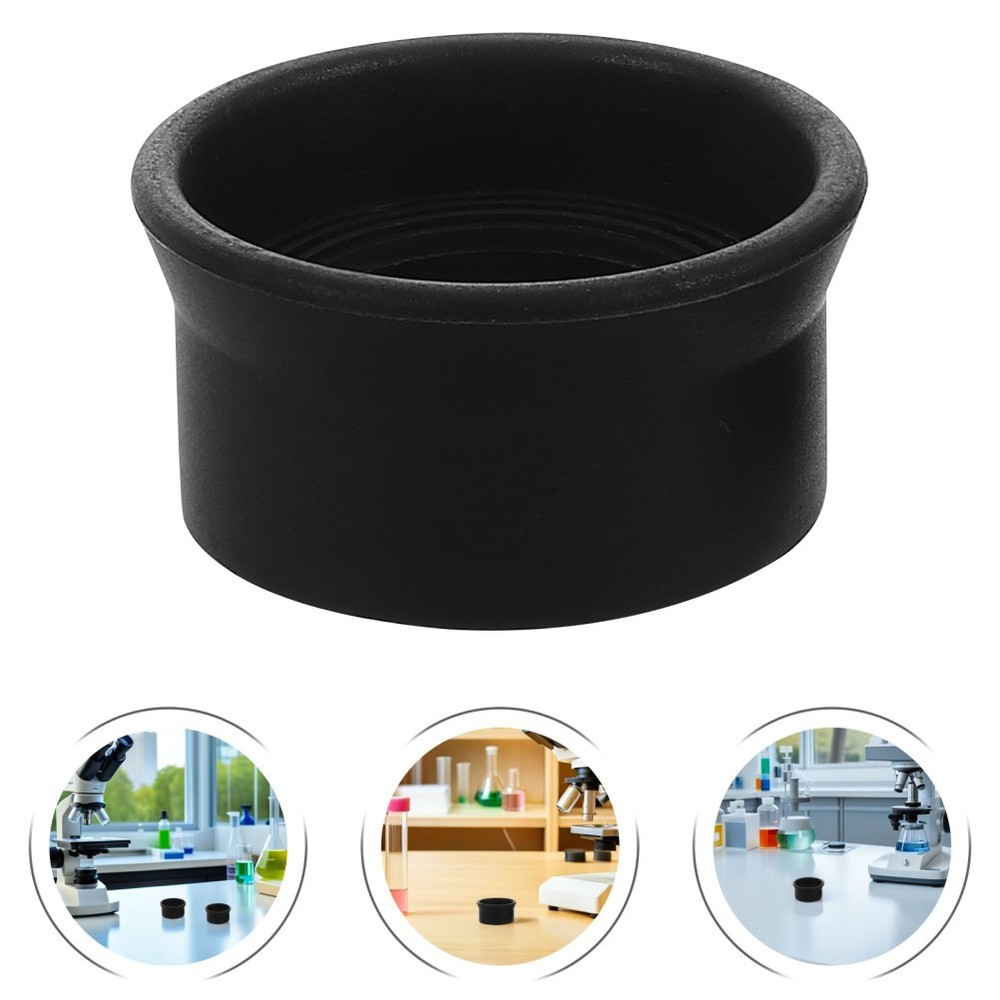 3 Pcs Microscope Eyepiece Protective Cover Telescope Protector Binocular Lens