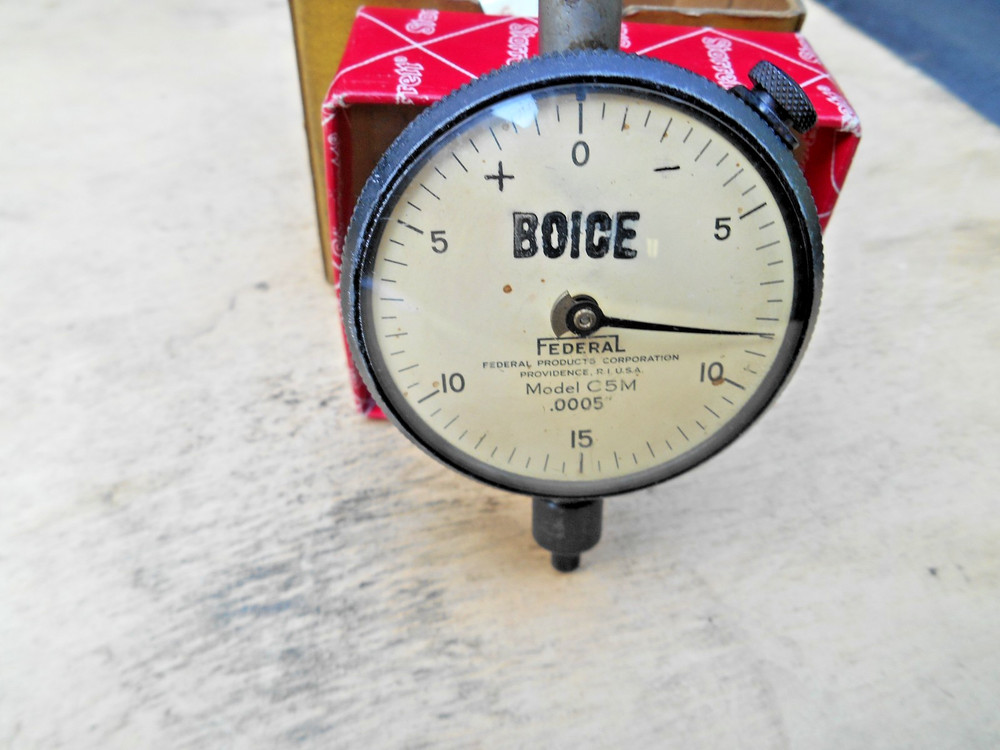 FEDERAL C5M DIAL INDICATOR , .0005"