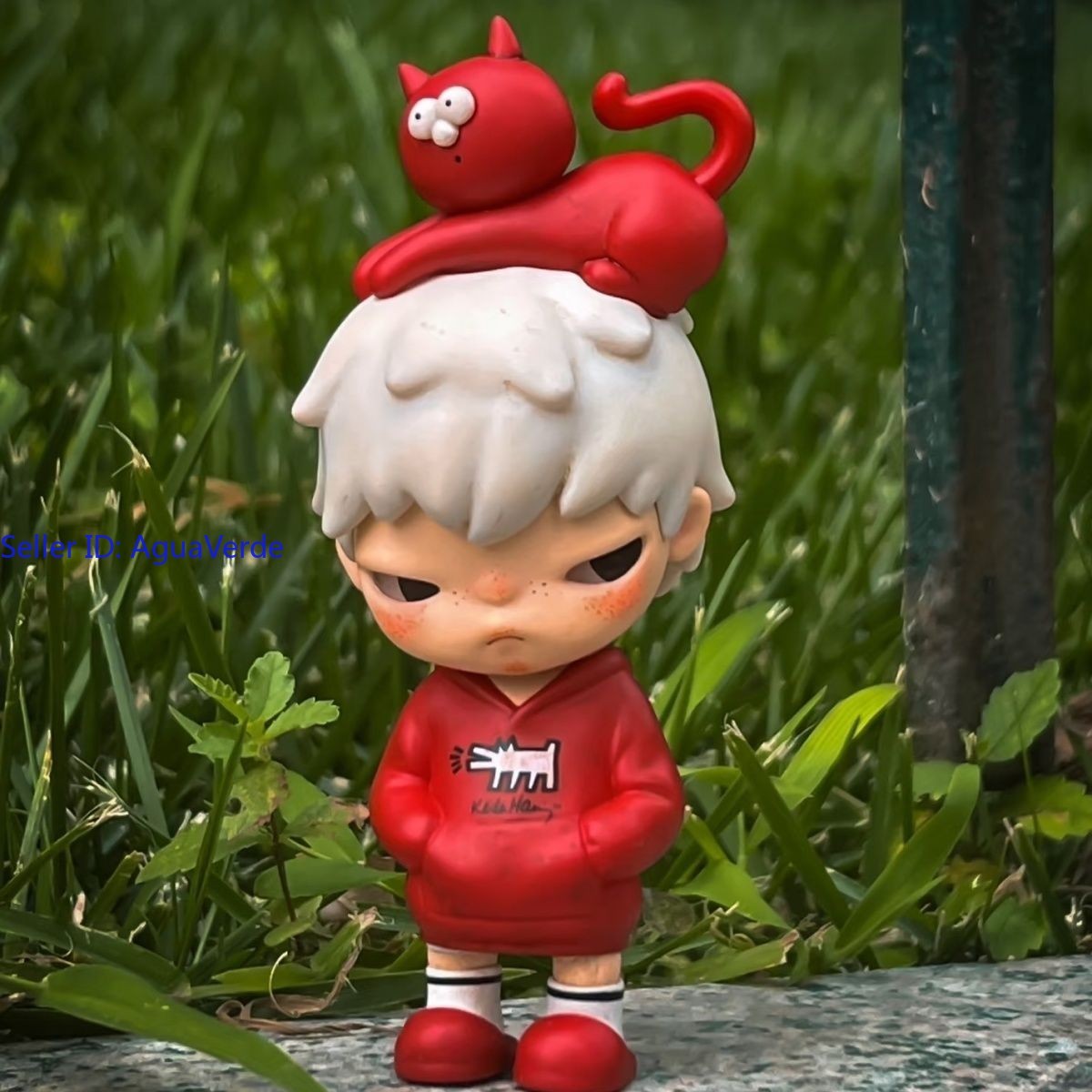 Hirono x Keith Haring Art Toy Figure Doll Collectible Limited Edition Gift