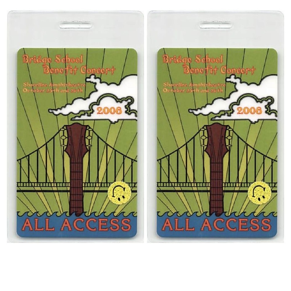 22nd Annual Bridge School Benefit Backstage Pass  2008 Bundle 3