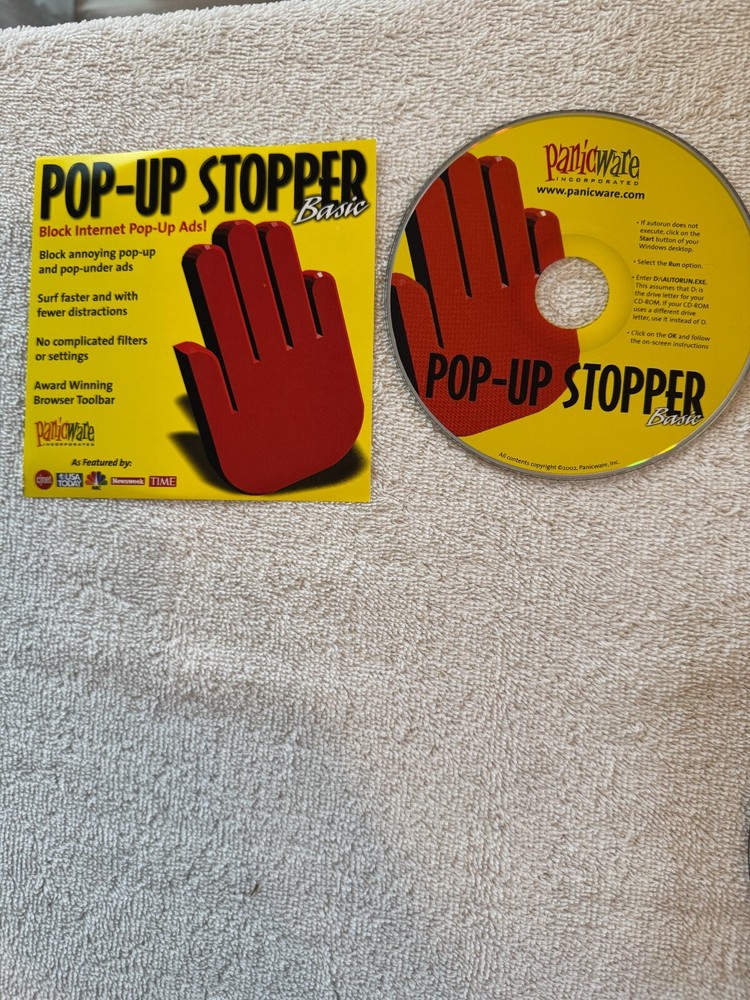 Pop-Up Stopper Basic - (PC 2002) CD ONLY!!!!
