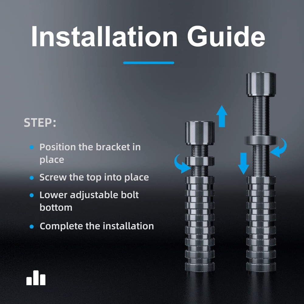 GPU Sag Support Bracket 2.75-4.52 Inch Adjustable Holder Non-Slip Black