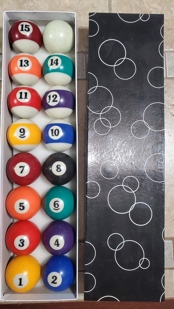 Billiard Pool Balls 2 1/4" Set