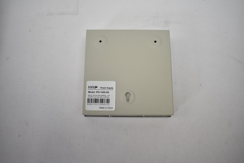 InVid Power Supply Box Enclosure Universal AC Input Range IPS-1205-D9 LED