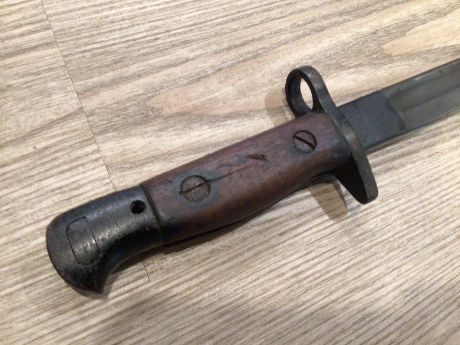 Superb WW1 British 1907 Mk1 Bayonet ~ Anderson Maker Marked Looks Un-Issued