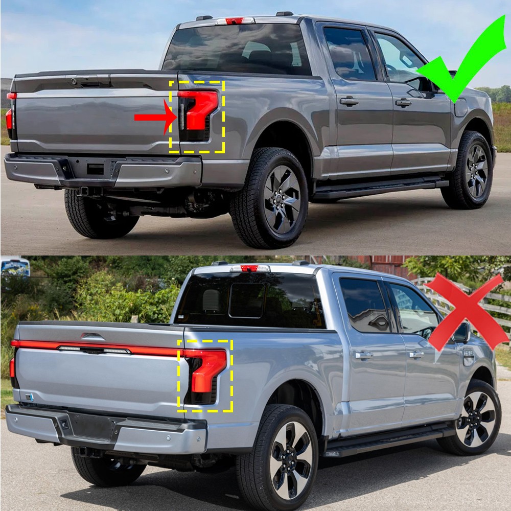 Tail Light Right Side For 2022 2023 24 Ford F150 F-150 Lightning NL34-13B504-AG